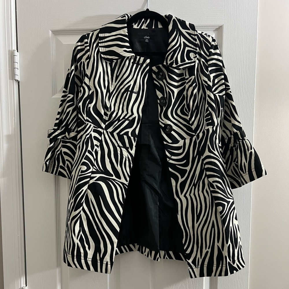Zebra print jacket
